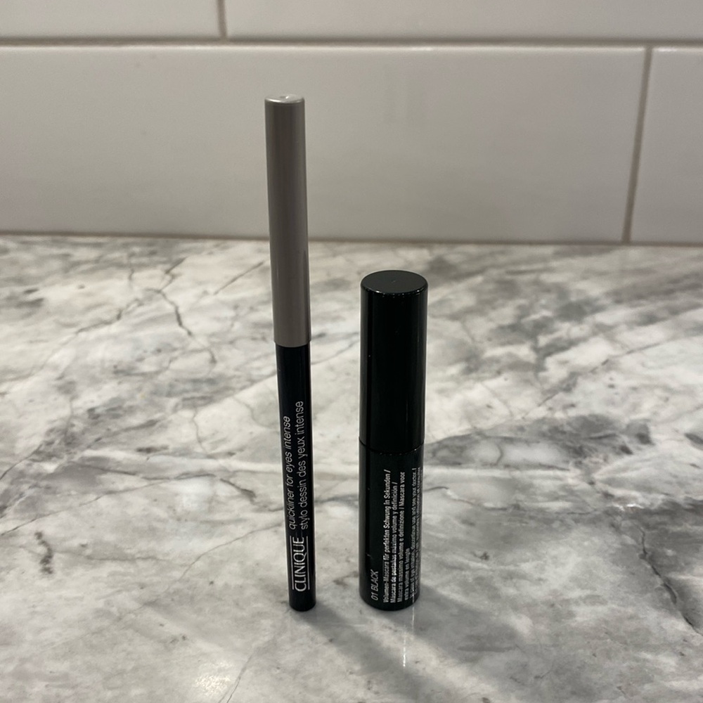 CLINIQUE high impact mascara and intense quick liner for eyes